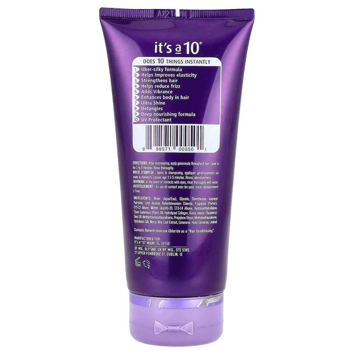It's a 10, Silk Express, Miracle Silk Conditioner®, 5 fl oz (148 ml) - Supply Center USA