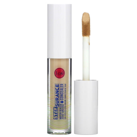 J.Cat Beauty, Staysurance, Water-Sealed Zero-Smudge Concealer, SHC108 Buff, 0.16 fl oz (4.8 ml) - Supply Center USA