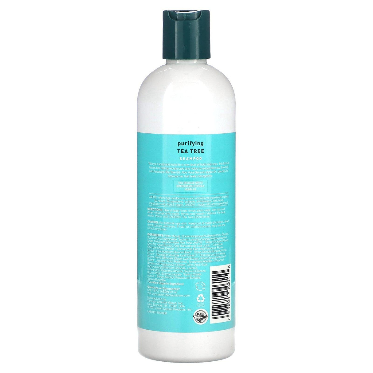 Jason Natural, Hair Remedies, Purifying Tea Tree Shampoo, 12 fl oz (355 ml) - Supply Center USA