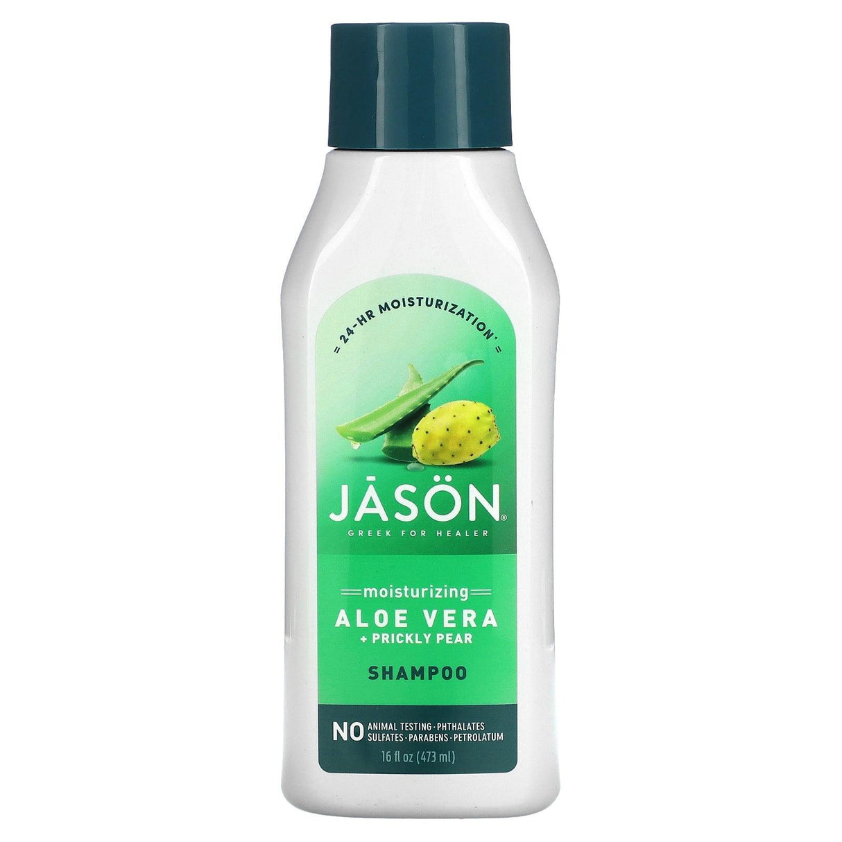 Jason Natural, Moisturizing Shampoo, Aloe Vera + Prickly Pear, 16 fl oz (473 ml) - Supply Center USA