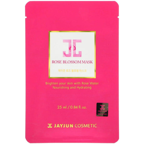 Jayjun Cosmetic, Rose Blossom Beauty Mask, 1 Sheet, 0.84 fl oz (25 ml) - Supply Center USA