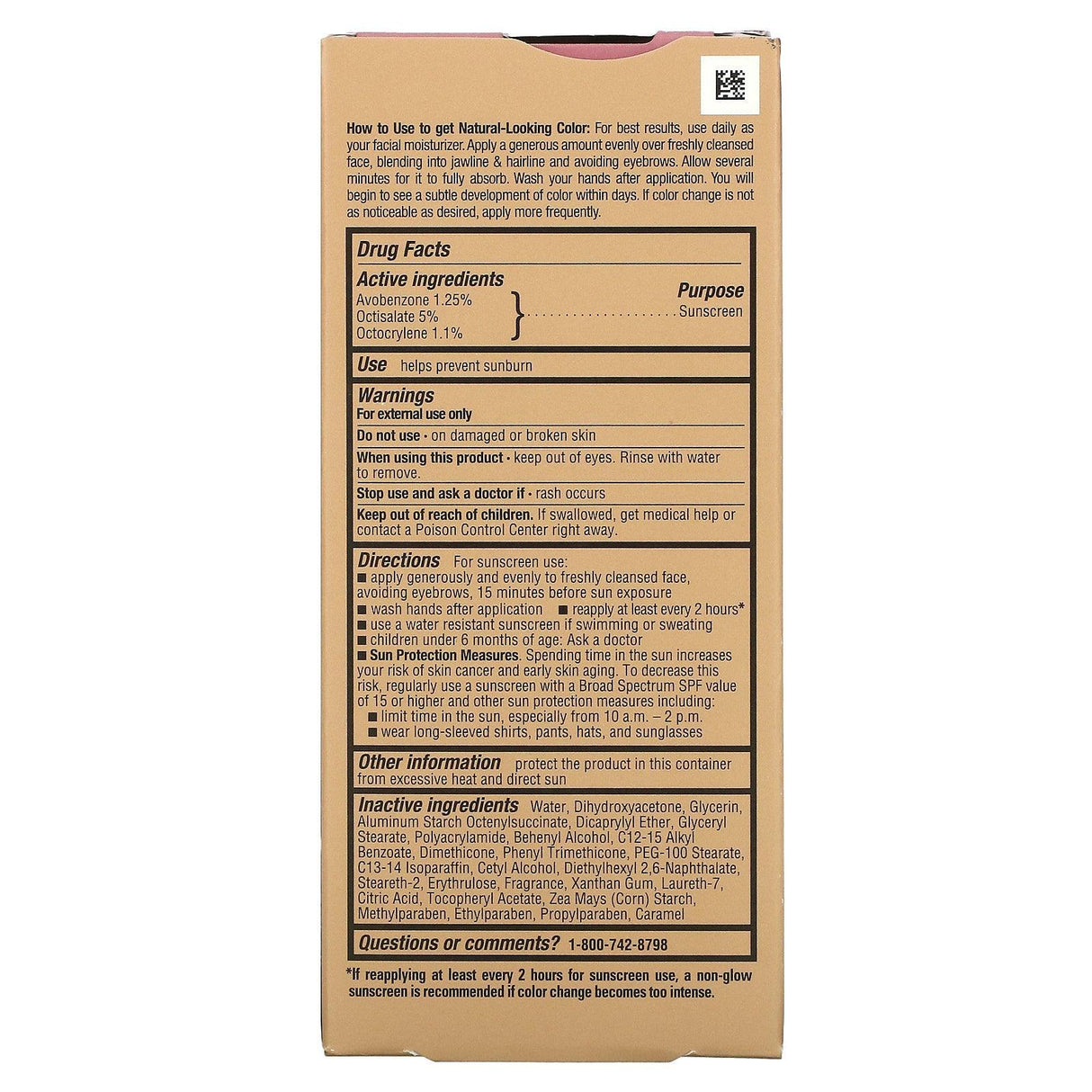 Jergens, Natural Glow, Face Moisturizer, SPF 20, Medium to Deep Skin Tones, 2 fl oz (59 ml) - Supply Center USA