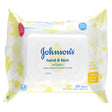 Johnson & Johnson, Hand & Face Wipes, 25 Wipes - Supply Center USA