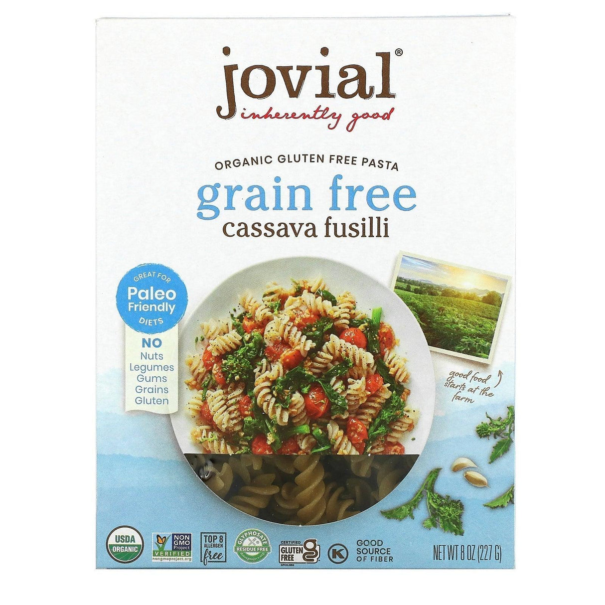 Jovial, Organic Grain Free Pasta, Cassava Spaghetti, 8 oz (227 g) - Supply Center USA