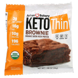 Julian Bakery, Keto Thin Brownie, 1.98 oz (56 g) - Supply Center USA