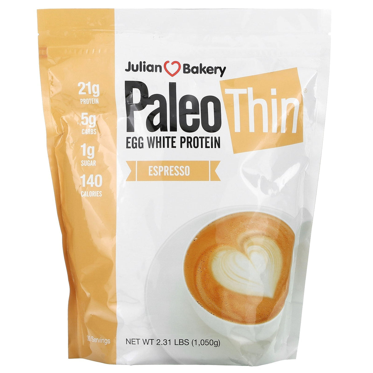 Julian Bakery, Paleo Thin, Egg White Protein, Vanilla, 1.92 lbs (870 g) - Supply Center USA