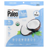 Julian Bakery, PaleoThin, Coconut Wraps, 7 Wraps, 4.4 oz - Supply Center USA
