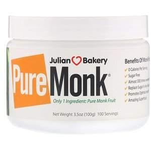 Julian Bakery, Pure Monk Fruit, 3.5 oz (100 g) - Supply Center USA