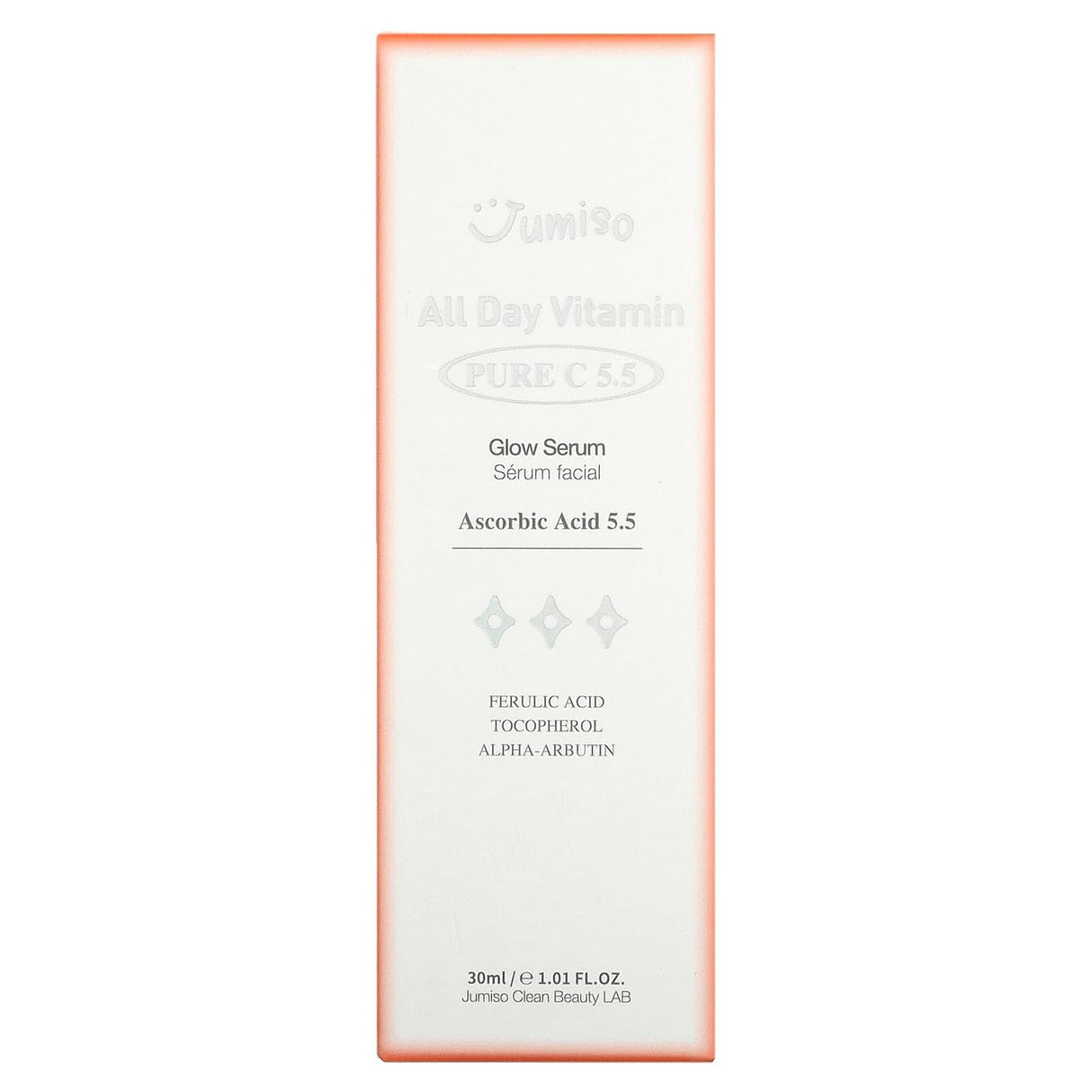 Jumiso, All Day Vitamin, Pure C 5.5 Glow Serum, 1.01 fl oz (30 ml) - Supply Center USA