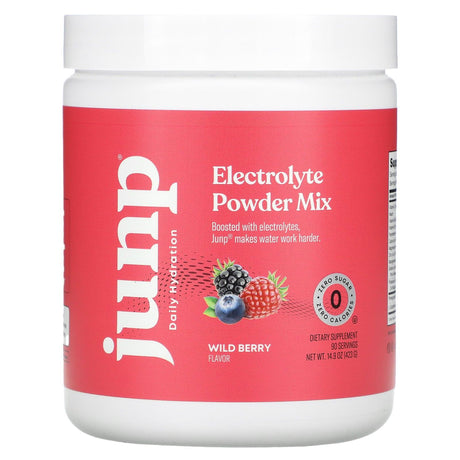 JUNP Hydration, Electrolyte Powder Mix, Wild Berry, 14.9 oz (423 g) - Supply Center USA