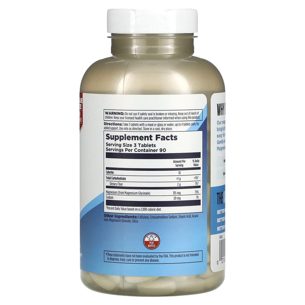 KAL, High Absorption Magnesium, Fully Chelated, 270 Tablets - Supply Center USA