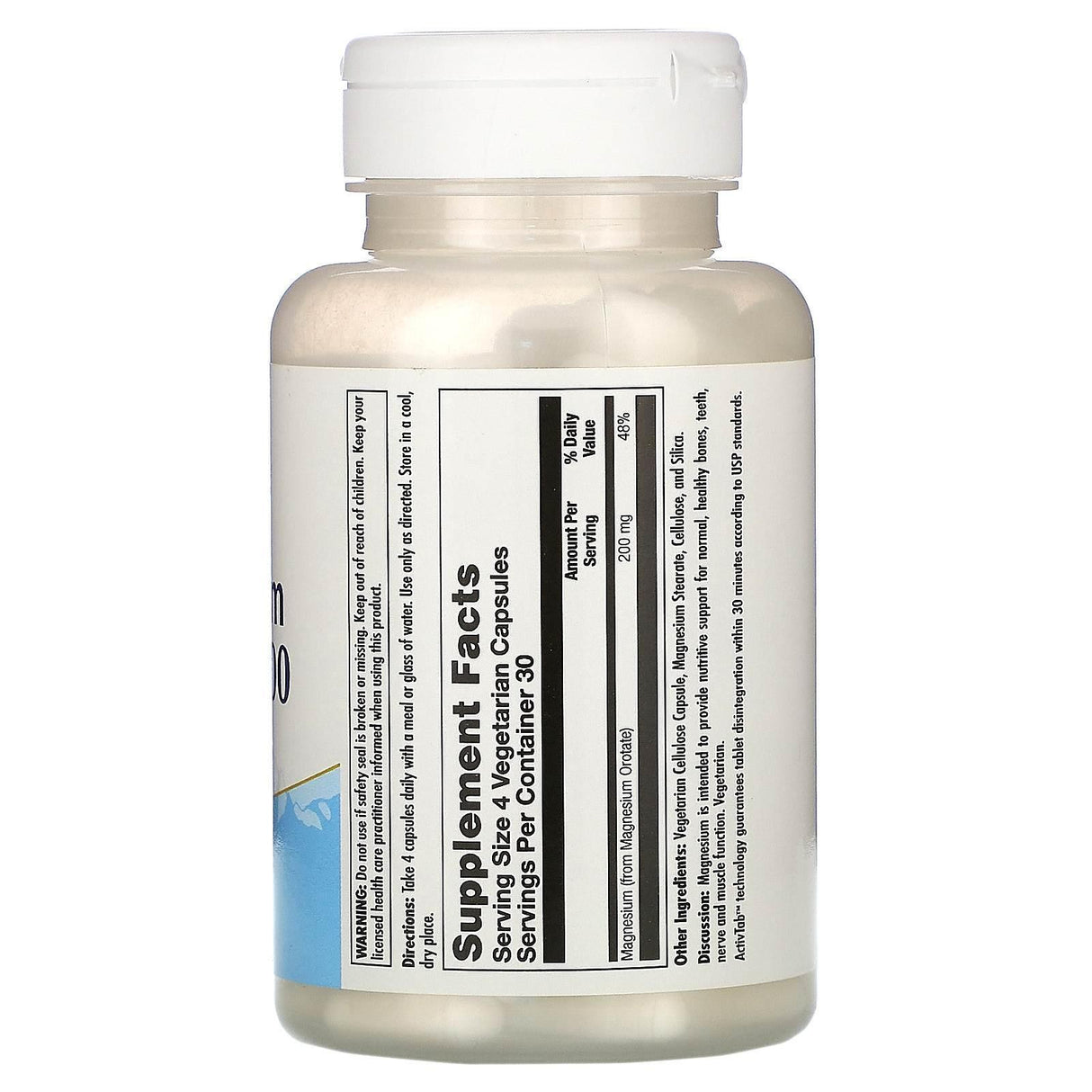 KAL, Magnesium Orotate 200, 200 mg, 120 Vegcaps - Supply Center USA