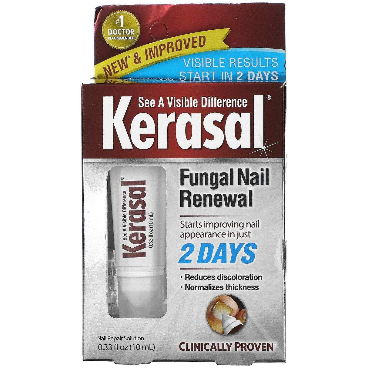 Kerasal, Fungal Nail Renewal, 0.33 fl oz (10 ml) - Supply Center USA