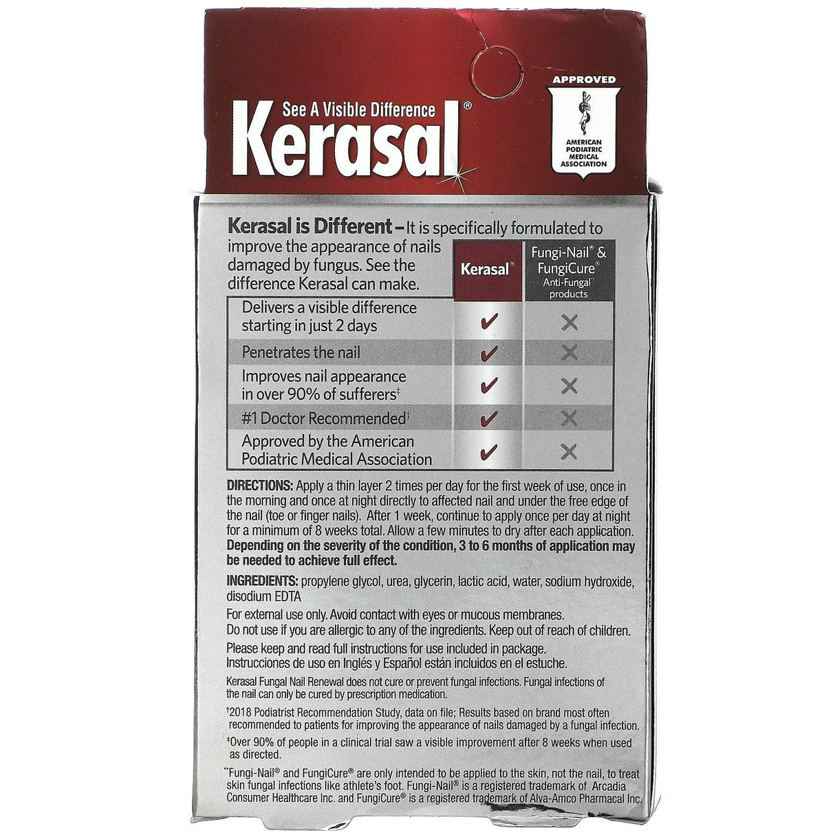 Kerasal, Fungal Nail Renewal, 0.33 fl oz (10 ml) - Supply Center USA