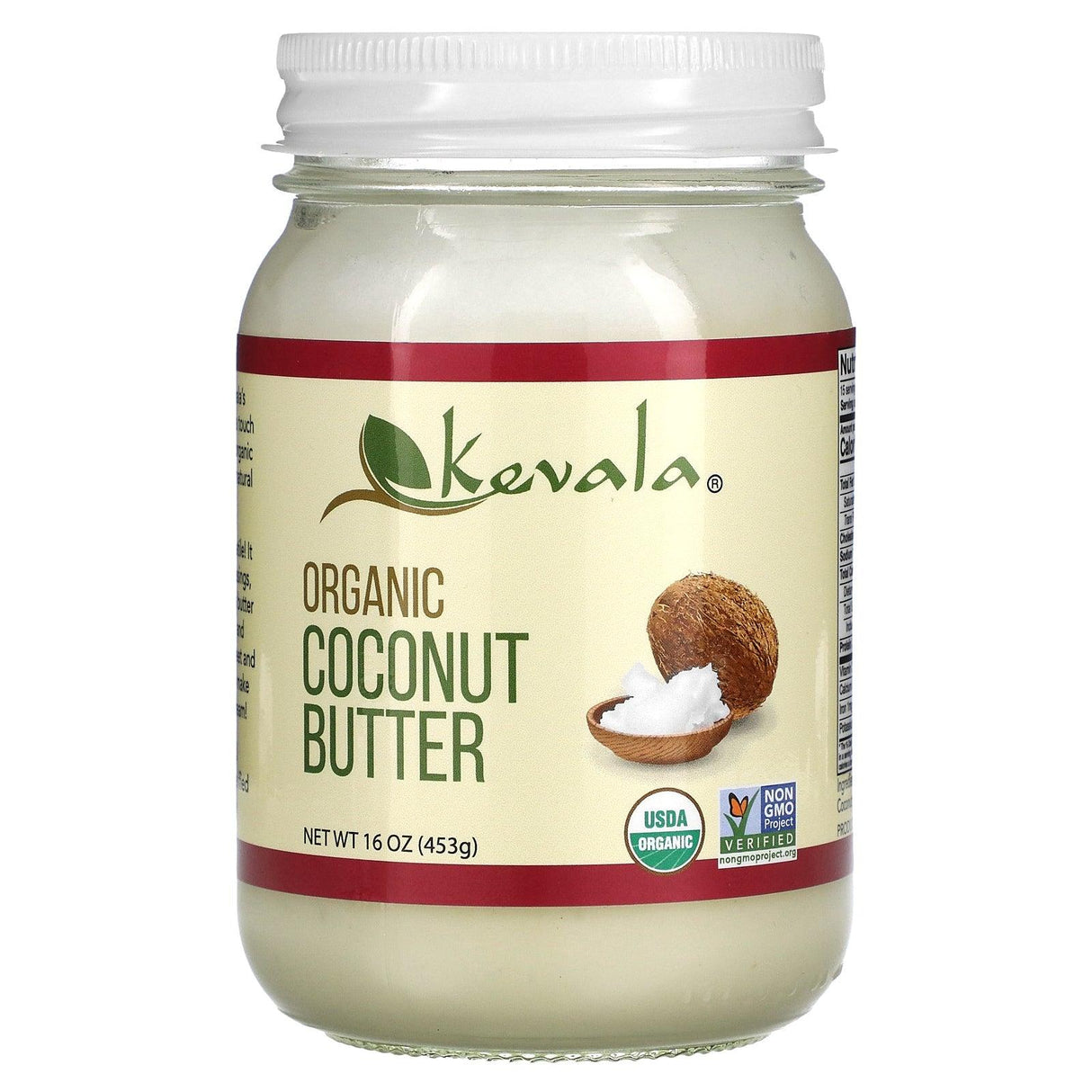 Kevala, Organic Coconut Butter, 16 oz (453 g) - Supply Center USA