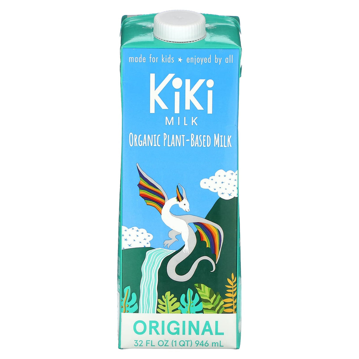 Kiki Milk, Organic Plant-Based Milk, Original, 32 fl oz (946 ml) - Supply Center USA