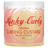 Kinky-Curly, Original Curling Custard, Natural Styling Gel, 8 oz - Supply Center USA