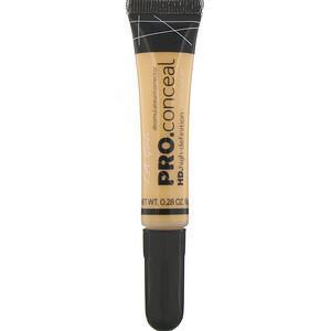 L.A. Girl, Pro Conceal HD Concealer, Yellow Corrector, 0.28 oz (8 g) - Supply Center USA