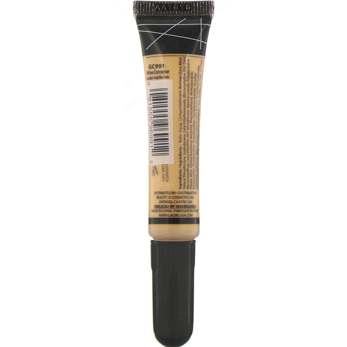 L.A. Girl, Pro Conceal HD Concealer, Yellow Corrector, 0.28 oz (8 g) - Supply Center USA