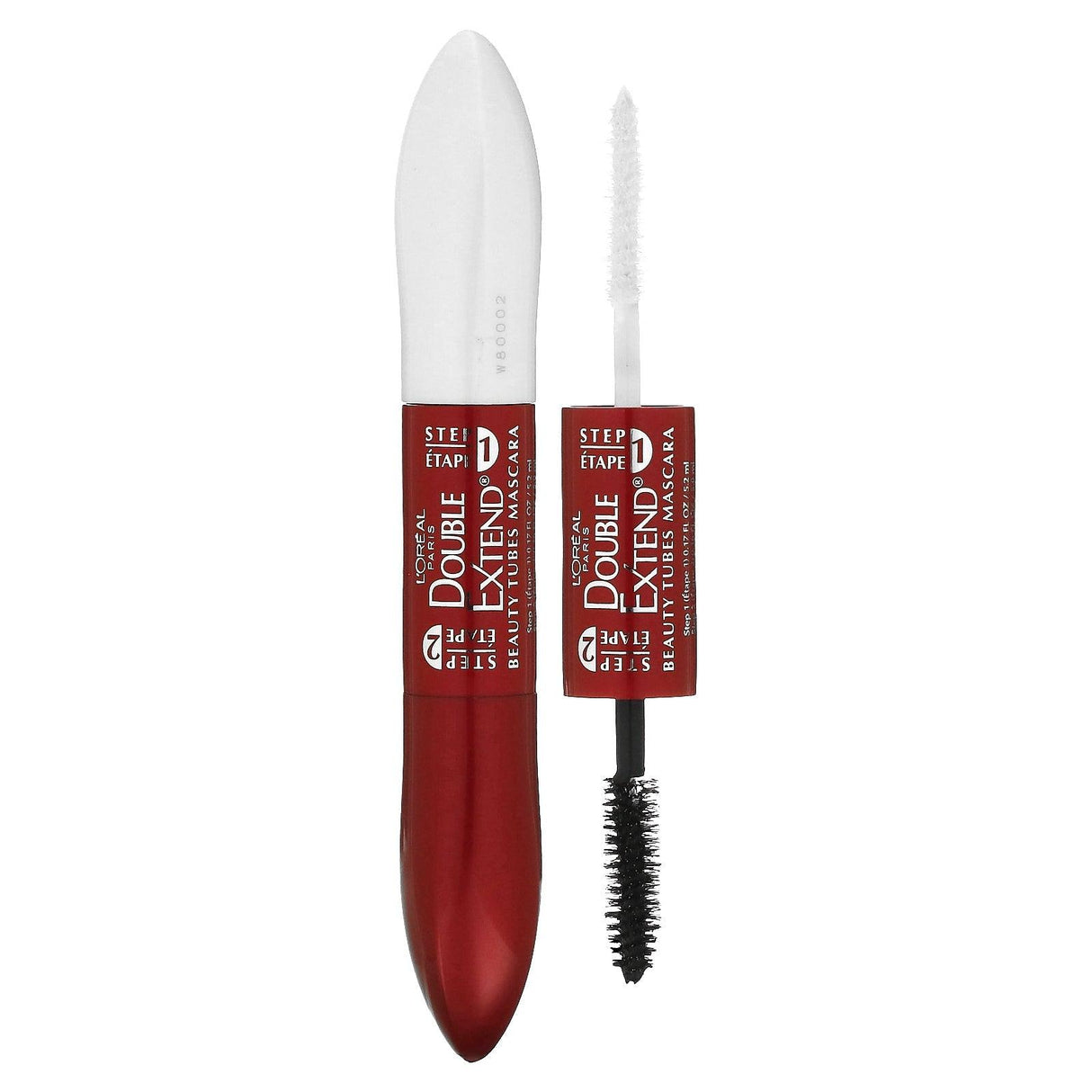 L'Oréal, Double Extend Beauty Tubes Mascara, 575 Blackest Black, 0.33 fl oz (10.2 ml) - Supply Center USA