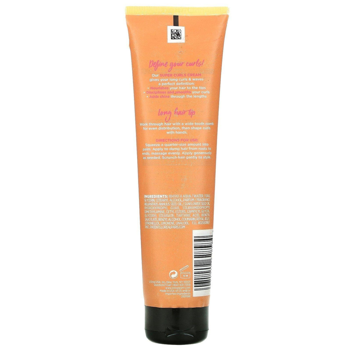 L'Oreal, Elvive, Dream Lengths, Super Curls Cream, 5.1 fl oz (150 ml) - Supply Center USA