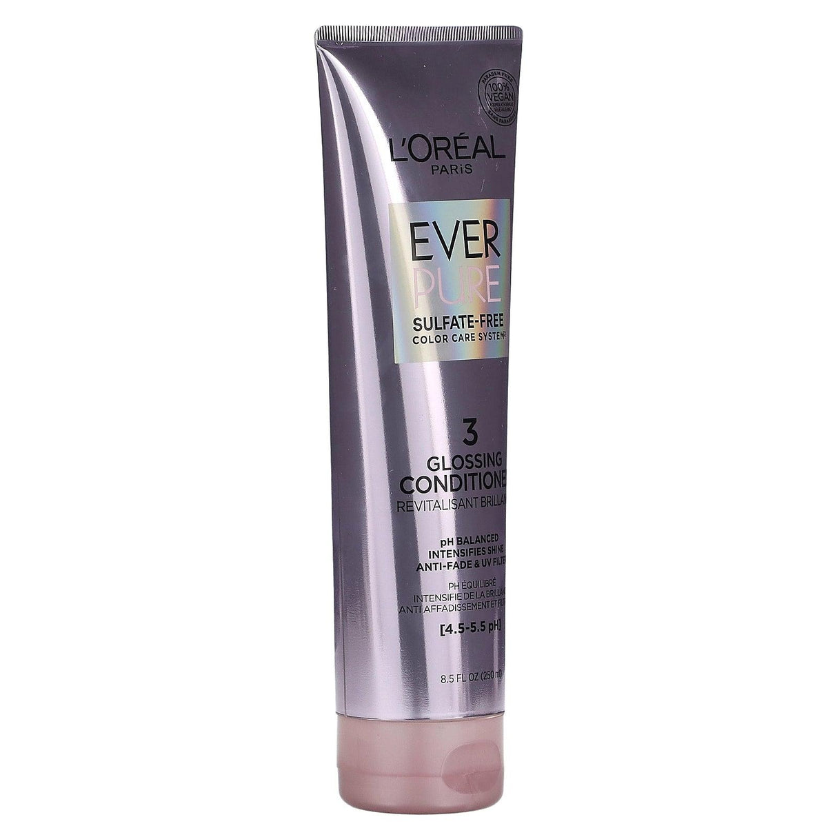 L'Oréal, EverPure, 3 Glossing Conditioner, 8.5 fl oz (250 ml) - Supply Center USA