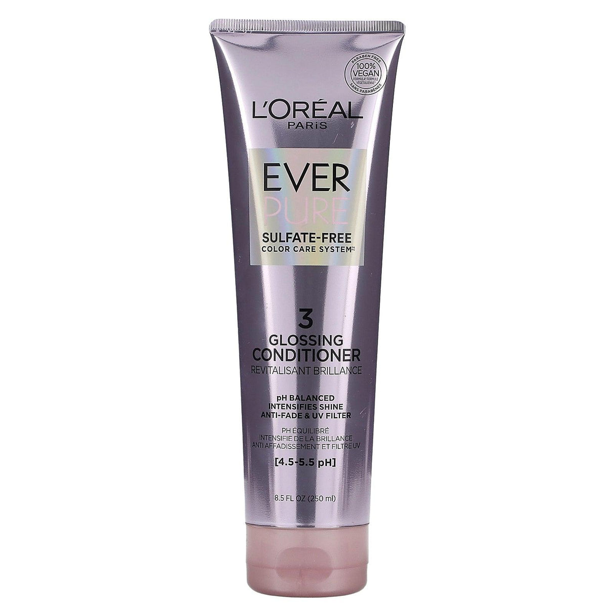 L'Oréal, EverPure, 3 Glossing Conditioner, 8.5 fl oz (250 ml) - Supply Center USA
