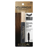 L'Oréal, Voluminous Carbon Black Volume Building Mascara, 335 Carbon Black, 0.26 fl oz (7.7 ml) - Supply Center USA