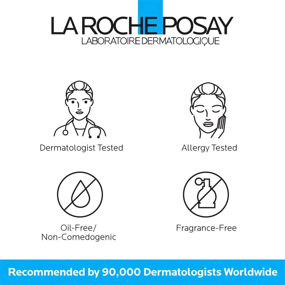 La Roche-Posay Toleriane Sensitive Fluide Protective Moisturizer, Lightweight Oil-Free Face Moisturizer, for Sensitive Skin - Supply Center USA