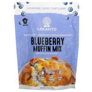 Lakanto, Blueberry Muffin Mix, 6.77 oz (192 g) - Supply Center USA