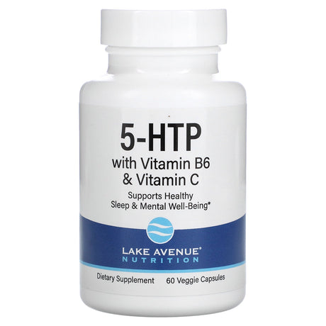 Lake Avenue Nutrition, 5-HTP with Vitamin B6 & Vitamin C, 60 Veggie Capsules - Supply Center USA