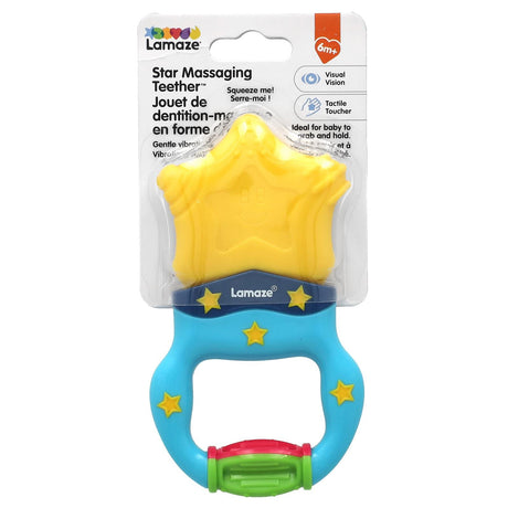 Lamaze, Star Massaging Teether, 6 Months+, 1 Count - Supply Center USA