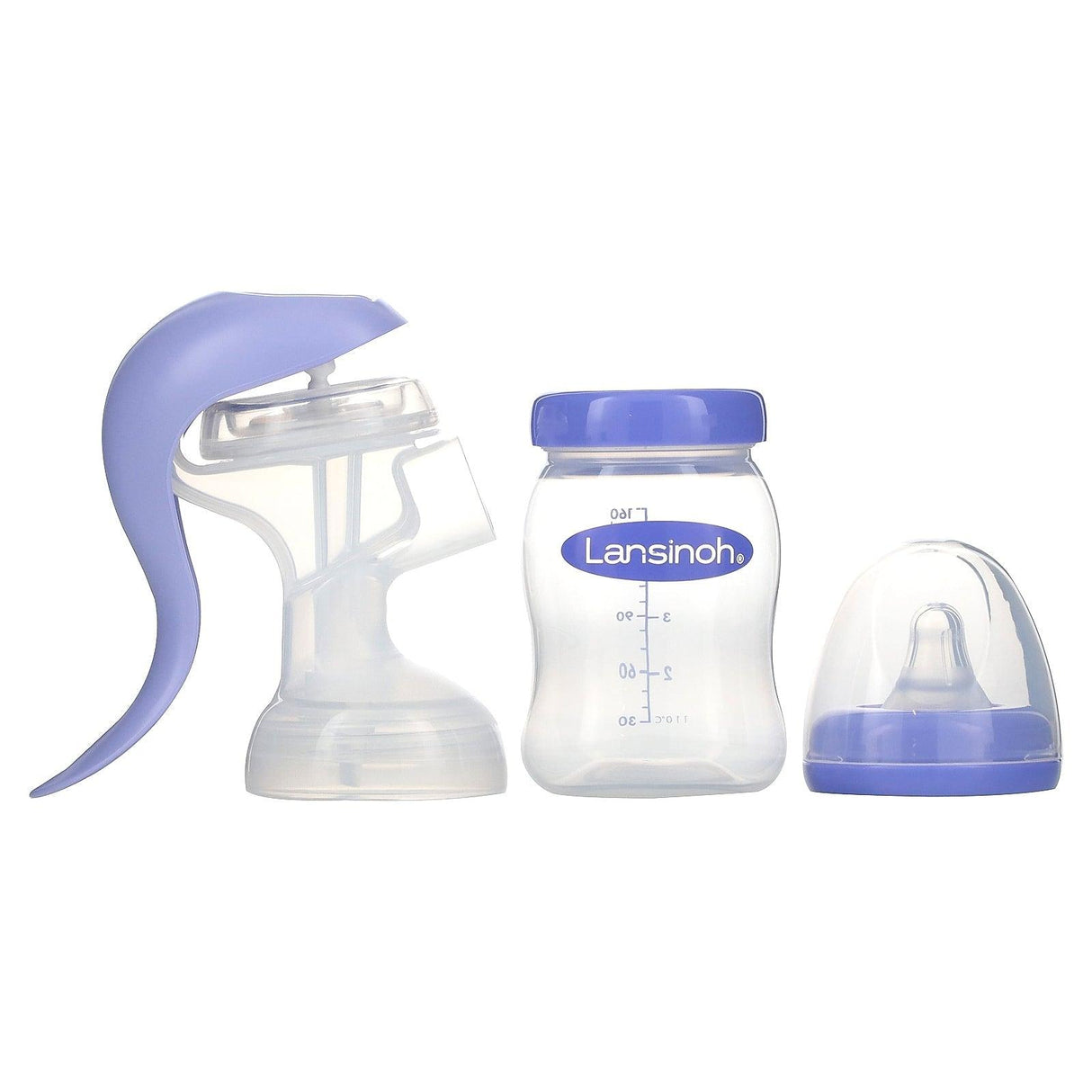 Lansinoh, Manual Breast Pump, 1 Manual Breast Pump and Accessories - Supply Center USA