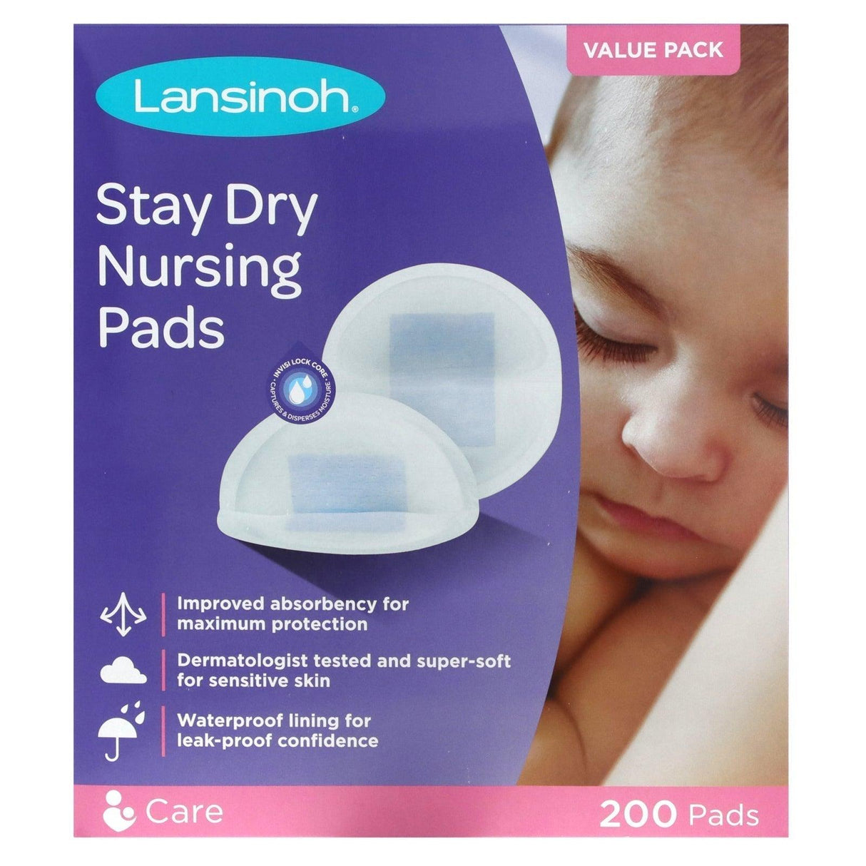 Lansinoh, Stay Dry Nursing Pads, 200 Pads - Supply Center USA