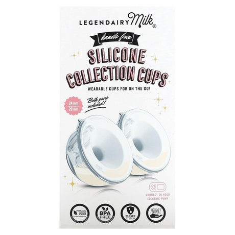 Legendairy Milk, Silicone Collection Cups, 2 Count - Supply Center USA