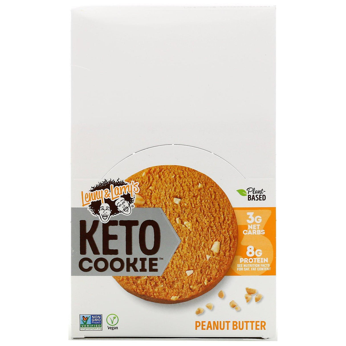 Lenny & Larry's, KETO COOKIE, Peanut Butter, 12 Cookies, 1.6 oz (45 g) Each - Supply Center USA