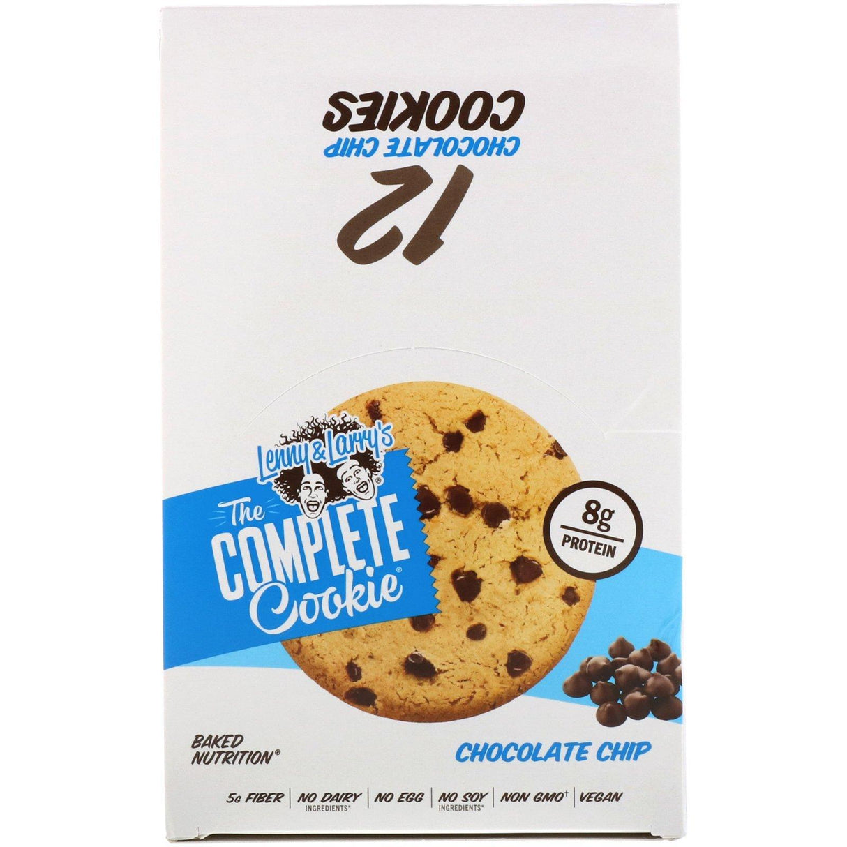 Lenny & Larry's, The COMPLETE Cookie, Chocolate Chip, 12 Cookies, 2 oz (57 g) Each - Supply Center USA