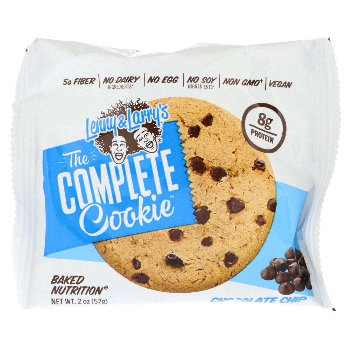 Lenny & Larry's, The COMPLETE Cookie, Chocolate Chip, 12 Cookies, 2 oz (57 g) Each - Supply Center USA