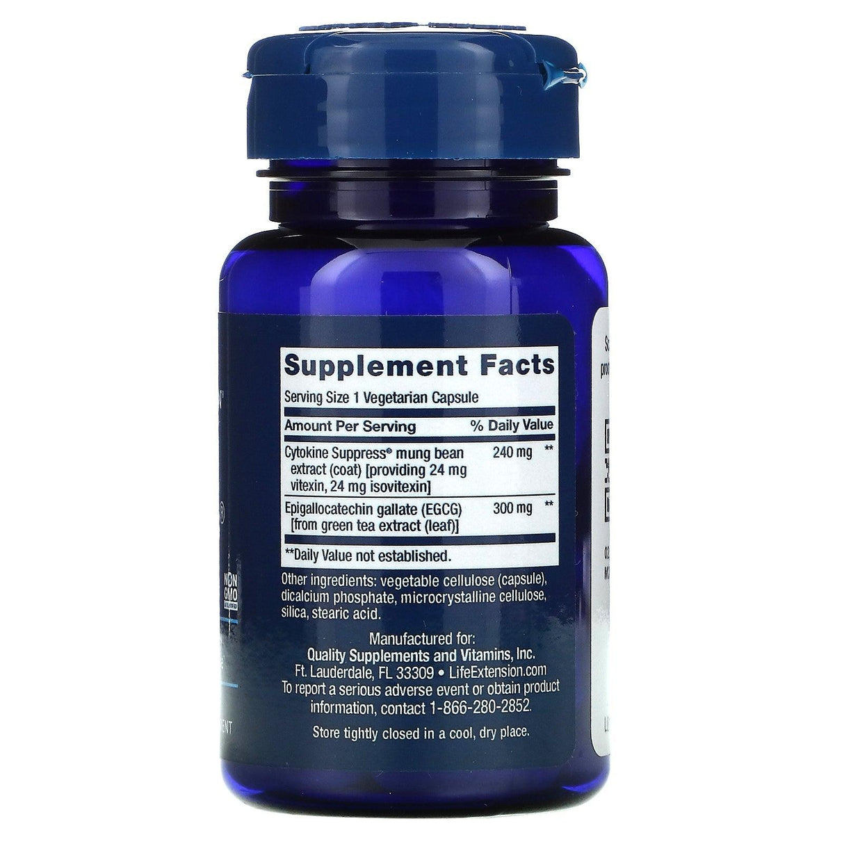 Life Extension, Cytokine Suppress with EGCG, 30 Vegetarian Capsules - Supply Center USA