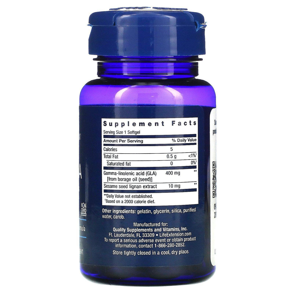 Life Extension, Mega GLA Sesame Lignans, 30 Softgels - Supply Center USA