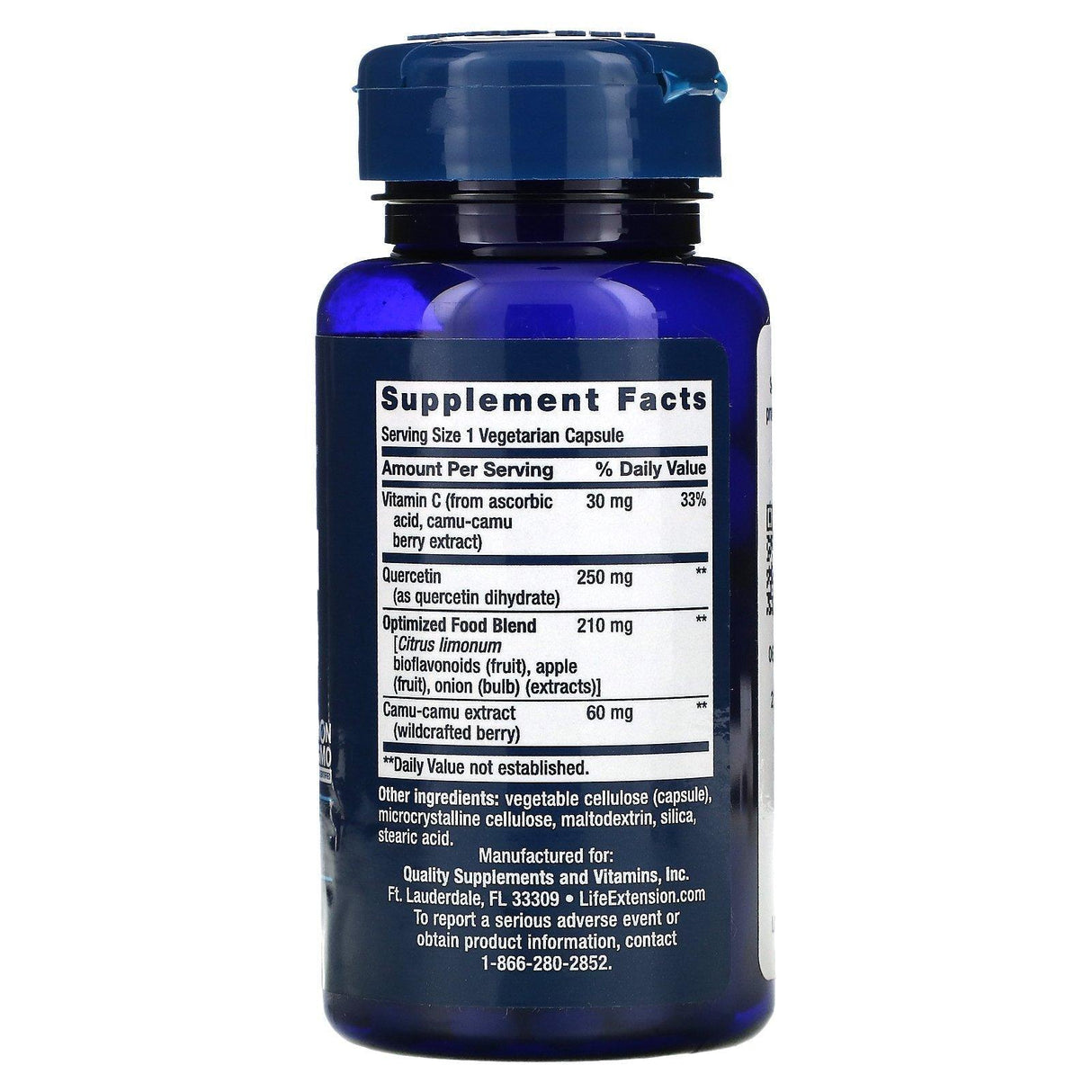 Life Extension, Optimized Quercetin, 250 mg, 60 Vegetarian Capsules - Supply Center USA