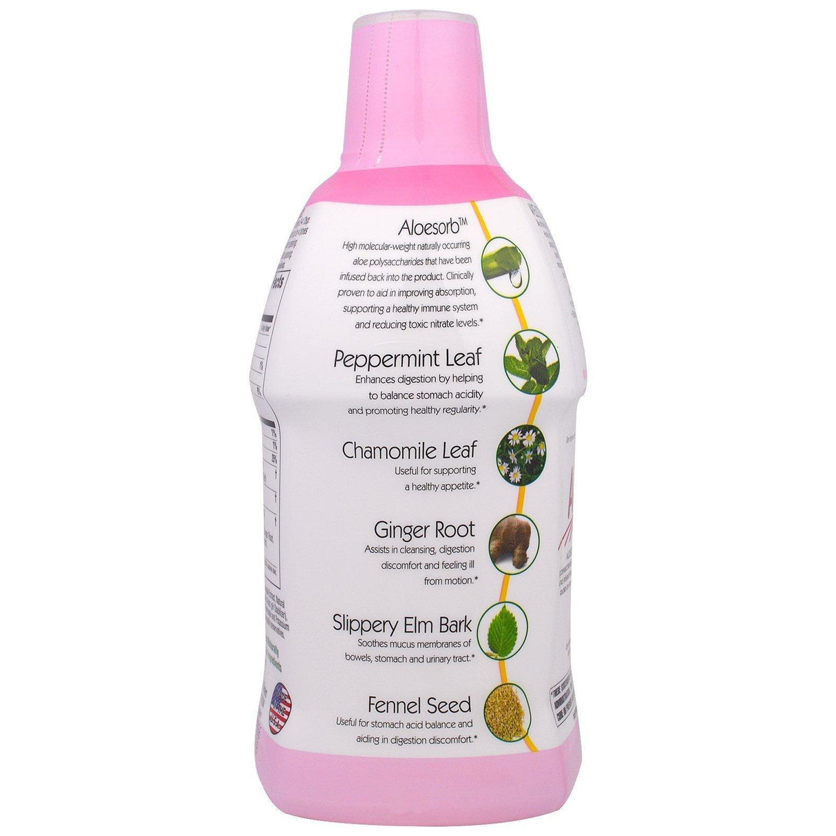 Lily of the Desert, Aloe Herbal, Stomach Formula, Mint, 32 fl oz (960 ml) - Supply Center USA
