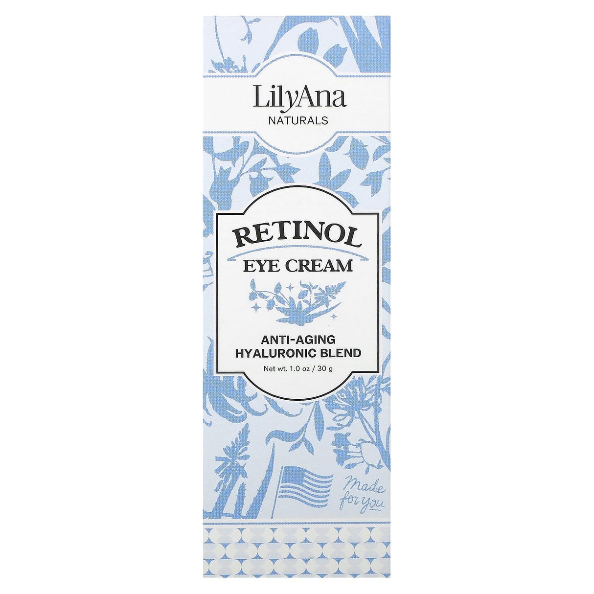 Lilyana Naturals, Retinol Eye Cream, 1 oz (30 g) - Supply Center USA