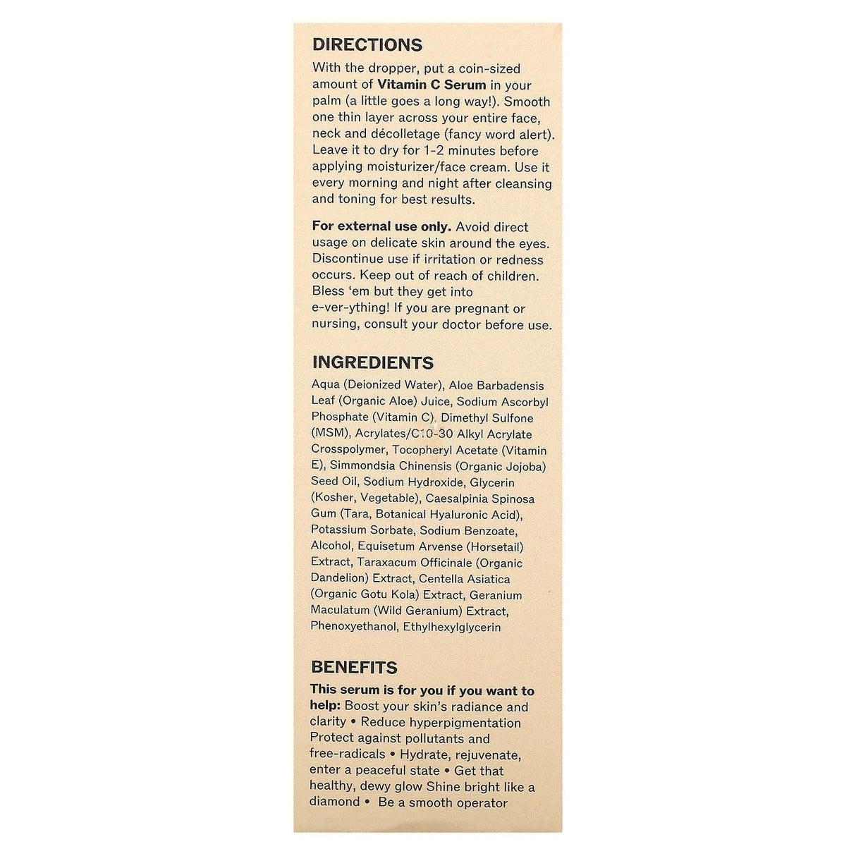 Lilyana Naturals, Vitamin C Serum, 1 oz (30 g) - Supply Center USA