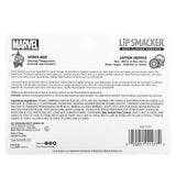 Lip Smacker, Marvel, Lip Balm, Spider-Man Amazing Pomegranate, Captain America Red, White, & Blue-Berry, 2 Pack, 0.14 oz (4 g) Each - Supply Center USA