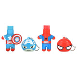 Lip Smacker, Marvel, Lip Balm, Spider-Man Amazing Pomegranate, Captain America Red, White, & Blue-Berry, 2 Pack, 0.14 oz (4 g) Each - Supply Center USA