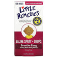 Little Remedies, Saline Spray + Drops, For Noses, 0.5 fl oz (15 ml) - Supply Center USA