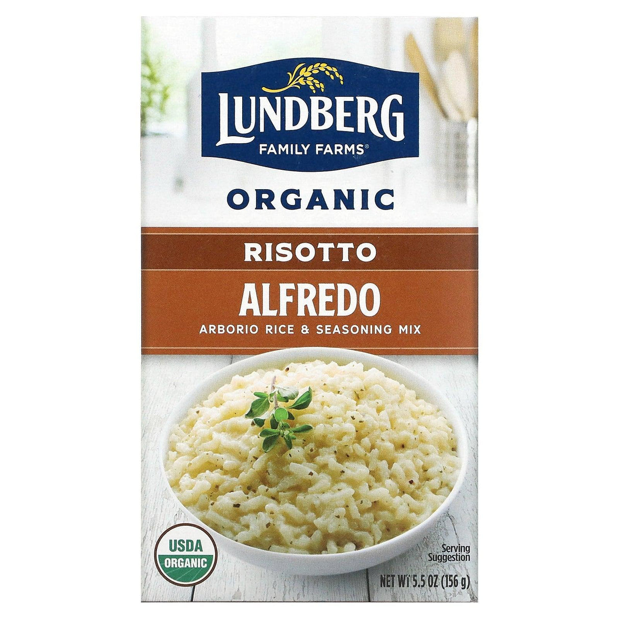 Lundberg, Organic Risotto, Alfredo, 5.5 oz (156 g) - Supply Center USA