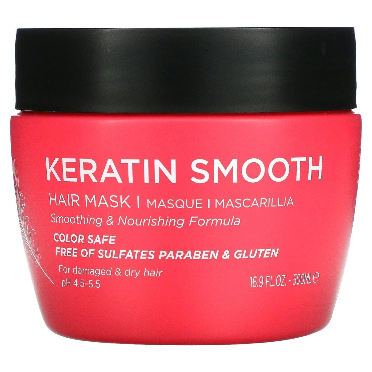 Luseta Beauty, Keratin Smooth, Hair Mask, 16.9 fl oz (500 ml) - Supply Center USA