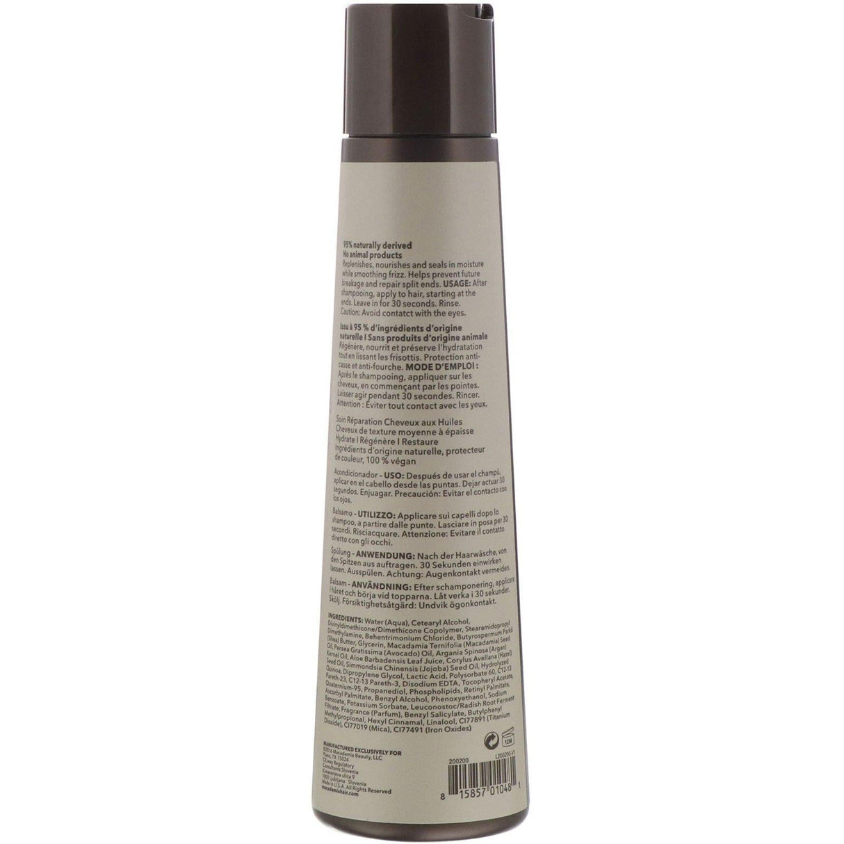Macadamia Professional, Nourishing Repair Conditioner, Medium to Coarse Textures, 10 fl oz (300 ml) - Supply Center USA